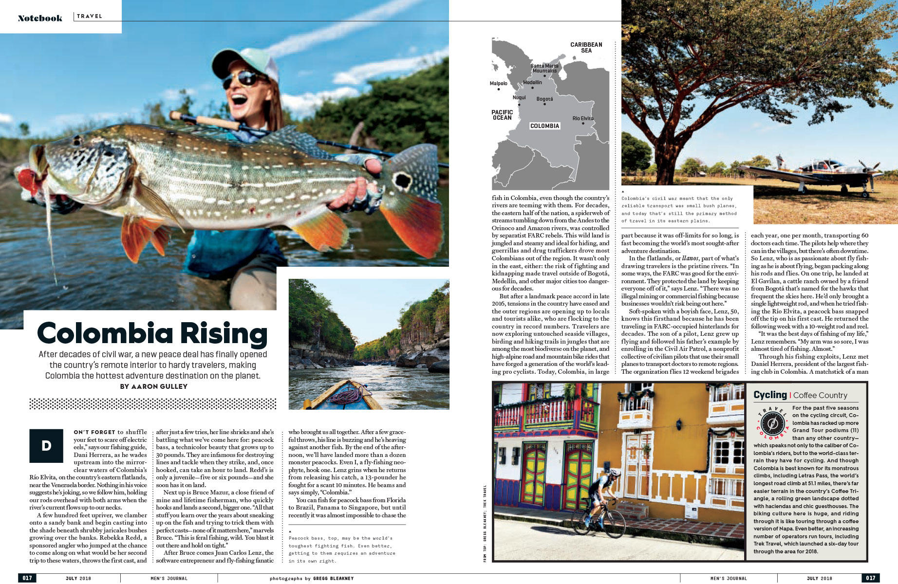 <p style="text-align: center;"><font color="#2a2871"><span style="caret-color: rgb(42, 40, 113);"><b>Colombia Rising, Men's Journal, July 2018</b></span></font></p>
<p style="text-align: center;">A new peace deal has finally opened the country's remote interior to hardy travelers.</p>
<p style="text-align: center;"><a href="/users/AaronGulley18670/Colombia.pdf" onclick="window.open(this.href, '', 'resizable=no,status=no,location=no,toolbar=no,menubar=no,fullscreen=no,scrollbars=no,dependent=no,width=900'); return false;">Read the Story</a></p>